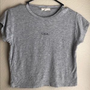 Pacsun crop top and a vintage crop top.